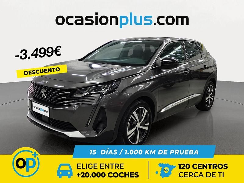 Gris Usado 2023 Peugeot 3008 Allure SUV | 21.990 € (Un poco caro) - Imagen 1/4
