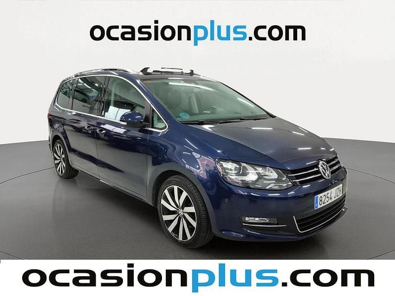 Usado VW Sharan Sportline 150 CV (110 kW) 2017 Azul Monovolumen