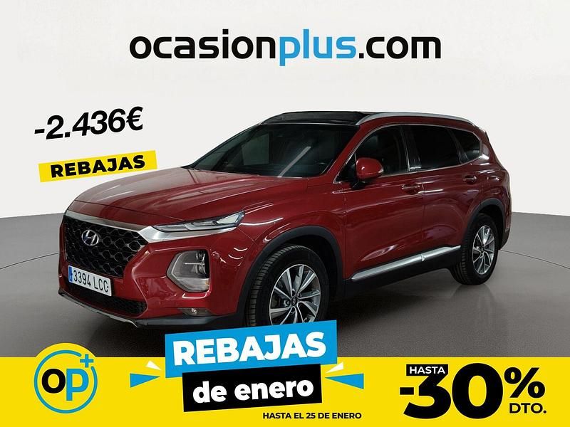 Rojo Usado 2019 Hyundai Santa Fe SUV | 26.800 € (Un poco caro) - Imagen 1/4