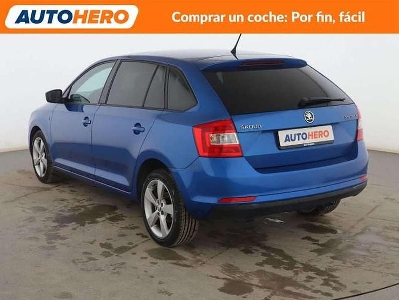 Usado Skoda Rapid Ambition 90 CV (66 kW) 2015 Azul Utilitario