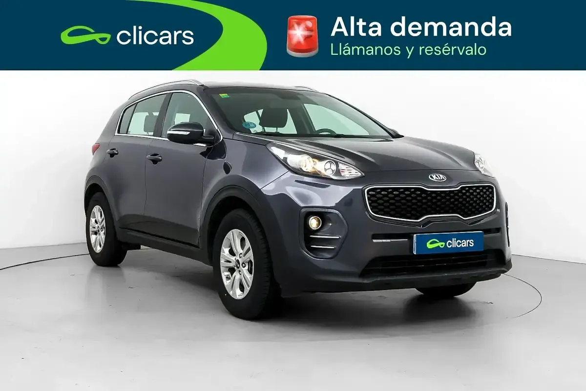 Usado Kia Sportage 132 CV (97 kW) 2018 Gris / plata SUV