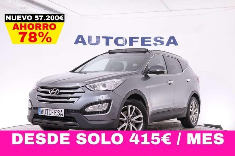 Usado Hyundai Santa Fe 197 CV (144 kW) 2014 Gris SUV