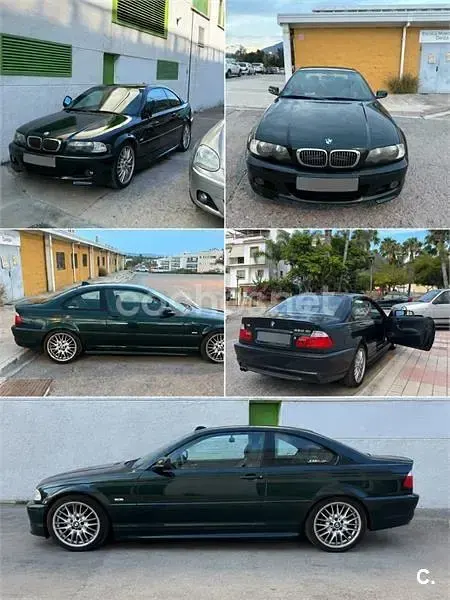 Usado BMW 320 170 CV (125 kW) 2003 Verde Coupe