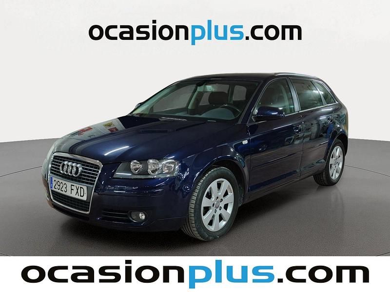 Azul Usado 2007 Audi A3 Sportback Ambiente Utilitario | 7800 € (Buen precio) - Imagen 1/4