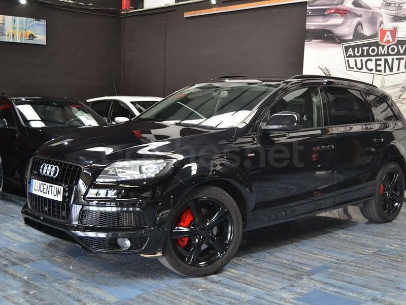 Usado Audi Q7 S-Line 245 CV (180 kW) 2013 Negro SUV