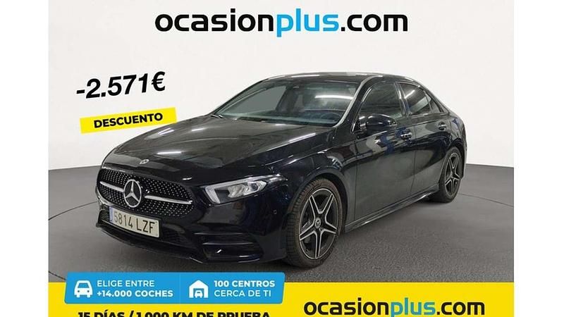 Negro Usado 2022 Mercedes A180 Berlina | 25.719 € (Buen precio) - Imagen 1/4