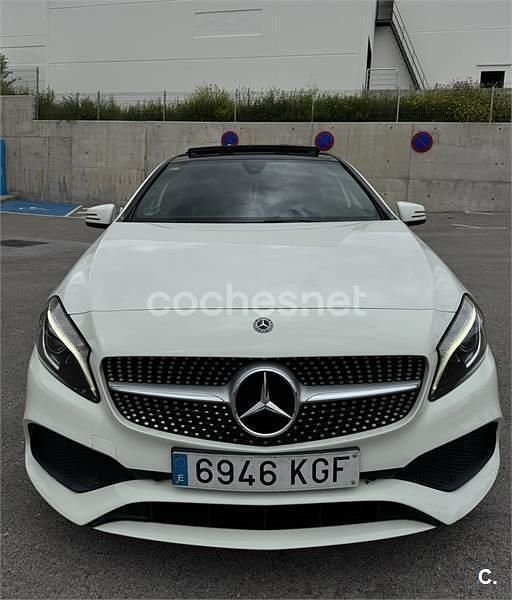 Blanco Usado 2017 Mercedes A180 AMG line Berlina | 19.500 € (Precio justo) - Imagen 1/4