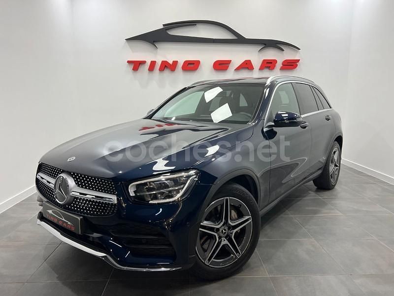 Azul Usado 2021 Mercedes GLC220 SUV | 39.990 € (Precio justo) - Imagen 1/4