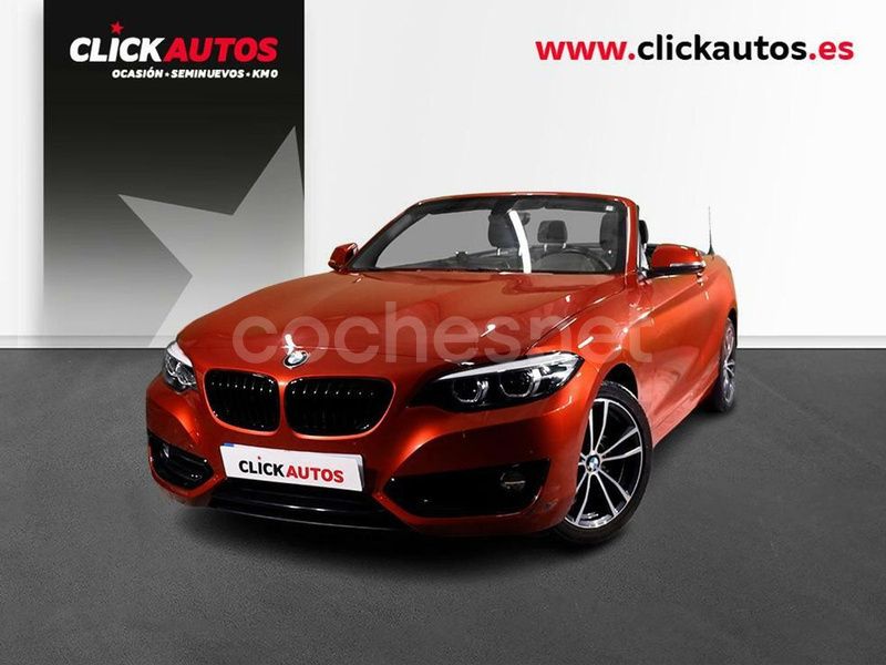 Naranja Usado 2021 BMW 218 Comfort Edition Descapotable | 22.850 € (Buen precio) - Imagen 1/4