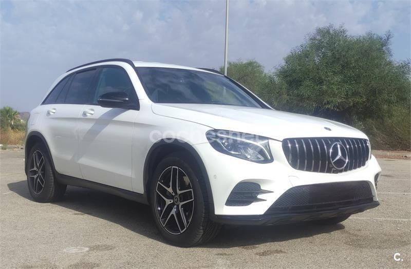 Blanco Usado 2017 Mercedes GLC220 AMG line SUV | 27.500 € (Precio justo) - Imagen 1/4