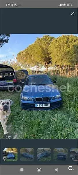 Usado BMW 316 Compact 115 CV (84 kW) 2001 Azul Utilitario