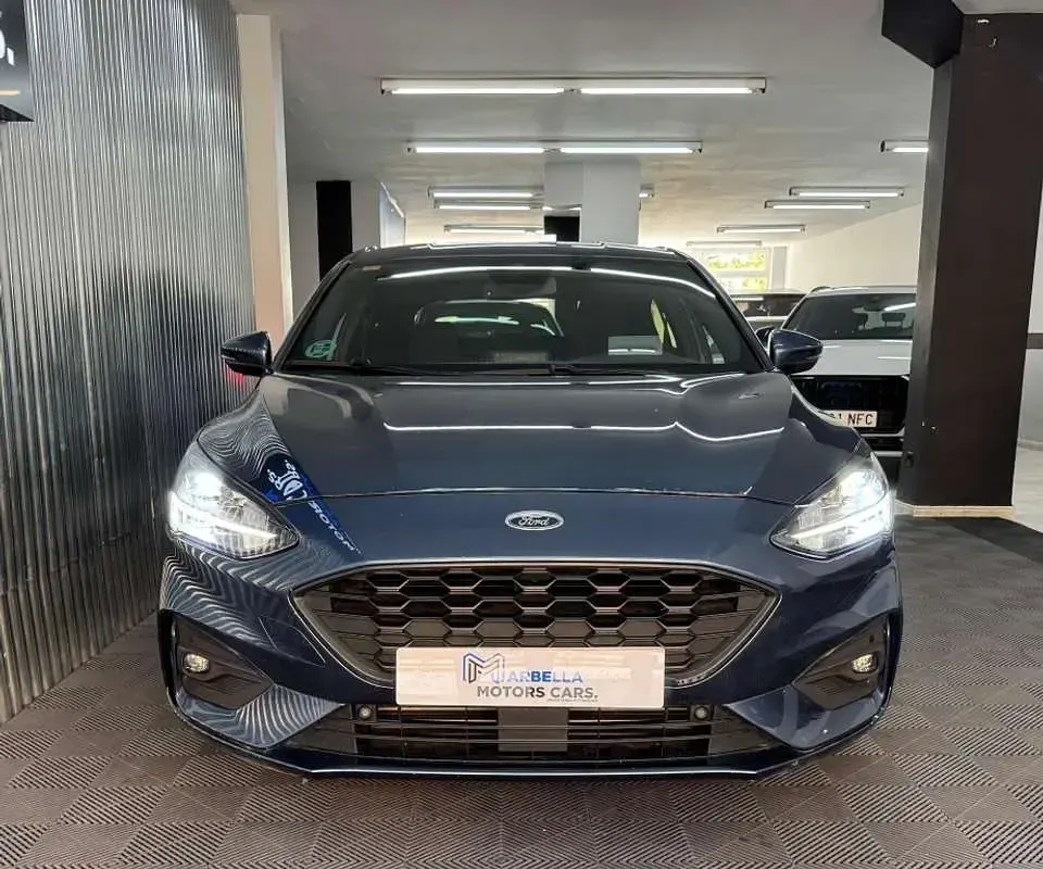 Usado Ford Focus ST-Line 125 CV (91 kW) 2018 Azul Utilitario