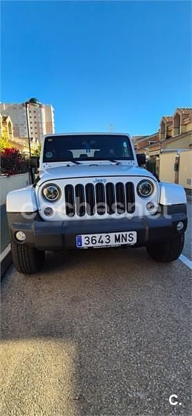 Usado Jeep Wrangler Unlimited Sahara 200 CV (147 kW) 2016 Blanco SUV