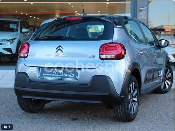 Usado Citroën C3 Feel 83 CV (61 kW) 2021 Gris / plata Berlina