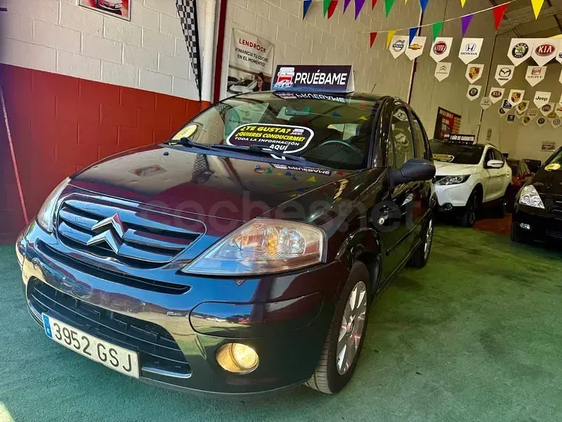 Usado Citroën C3 Exclusive 70 CV (51 kW) 2009 Negro Berlina