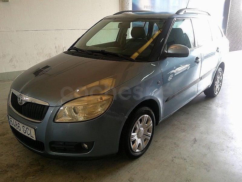 Brugt Skoda Fabia Style 80 HK (58 kW) 2008 Blå Sedan