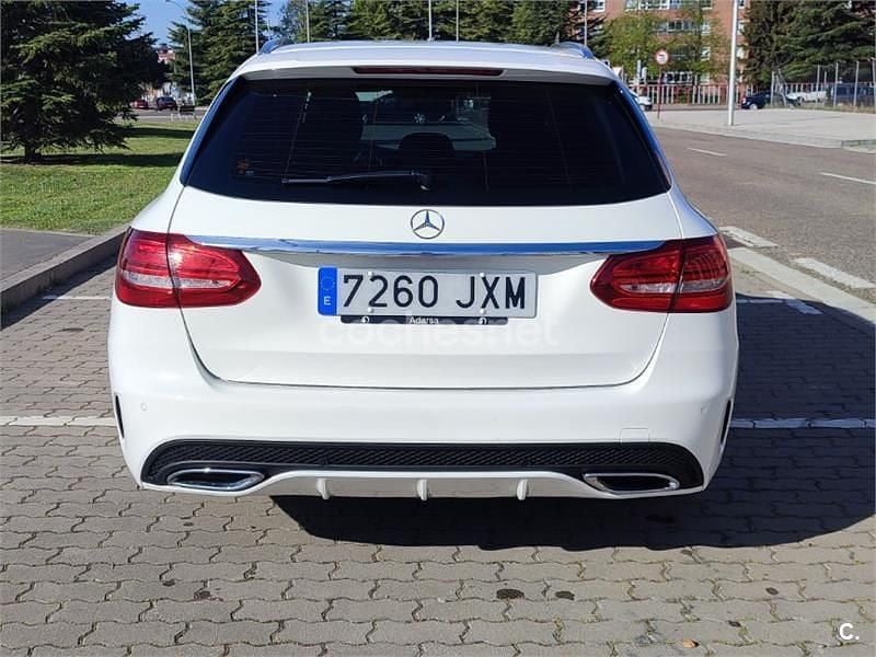 Usado Mercedes C220 170 CV (125 kW) 2017 Blanco Familiar