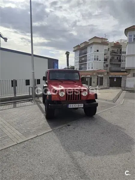 Usado Jeep Wrangler 177 CV (130 kW) 2002 Rojo SUV