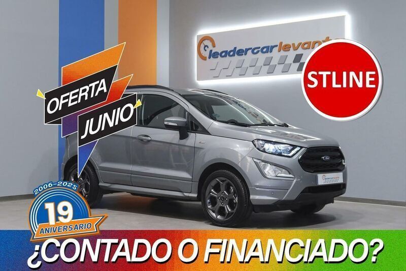 Gris Usado 2023 Ford Ecosport ST-Line SUV | 15.000 € (Precio justo) - Imagen 1/4