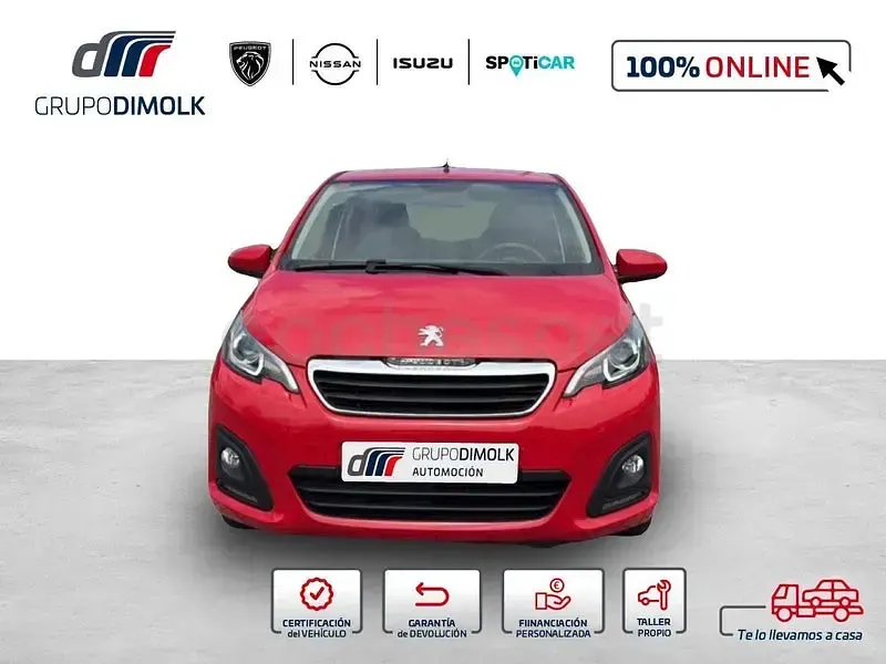 Usado Peugeot 108 Active 72 CV (52 kW) 2019 Rojo Berlina