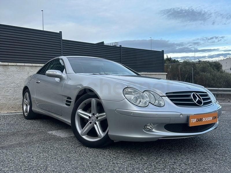 Usado Mercedes SL350 245 CV (180 kW) 2006 Gris / plata Descapotable