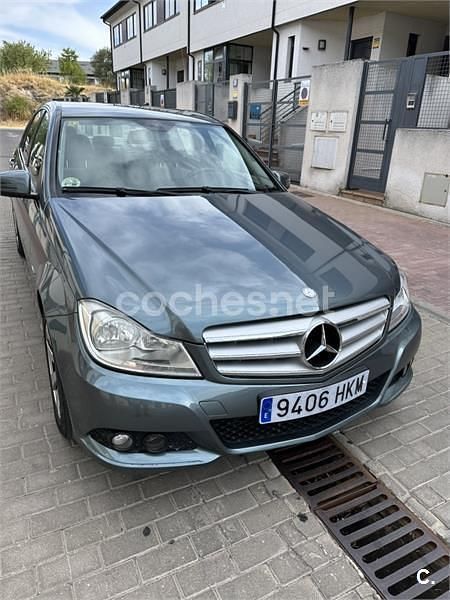 Azul Usado 2012 Mercedes C200 Elegance Berlina | 11.000 € (Precio justo) - Imagen 1/4