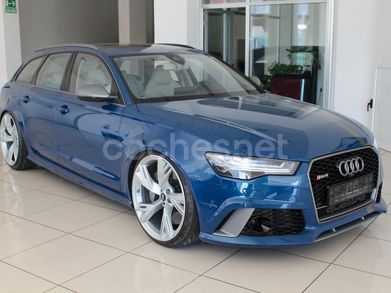 Azul Usado 2017 Audi RS6 Familiar | 65.500 € - Imagen 1/4