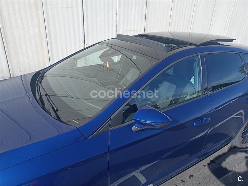 Usado Seat Leon FR 150 CV (110 kW) 2018 Azul Berlina