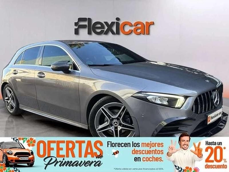 Usado Mercedes A180 116 CV (85 kW) 2019 Gris Utilitario