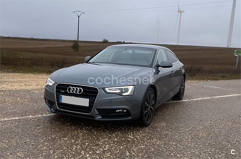 Usado Audi A5 Sportback 211 CV (155 kW) 2013 Gris / plata Utilitario