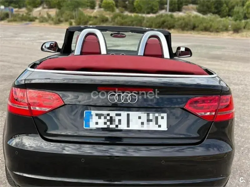 Usado Audi A3 Cabriolet Ambition 200 CV (147 kW) 2008 Negro Descapotable
