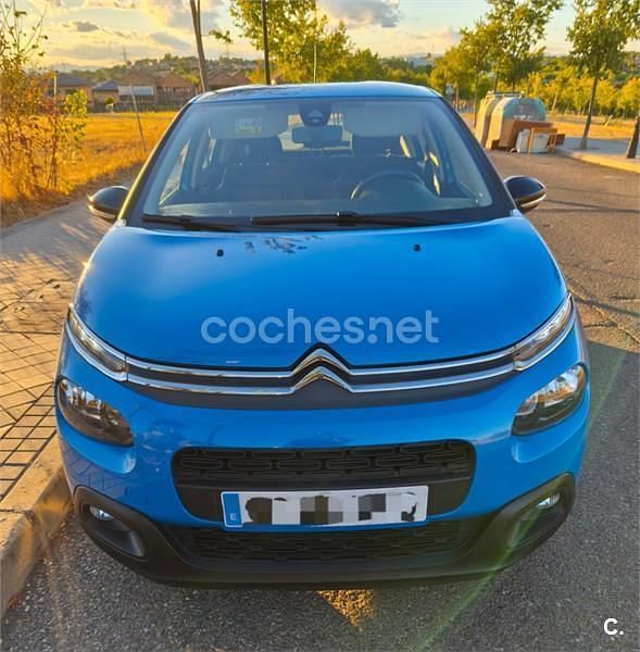 Azul Usado 2019 Citroën C3 Feel Utilitario | 8800 € (Buen precio) - Imagen 1/4