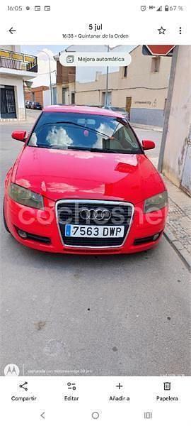 Rojo Usado 2006 Audi A3 Ambiente Berlina | 4800 € (Precio justo) - Imagen 1/1