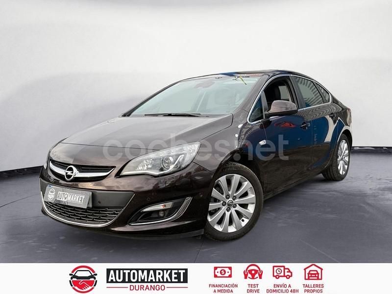 Marrón Usado 2014 Opel Astra Excellence Berlina | 7490 € (Precio justo) - Imagen 1/4
