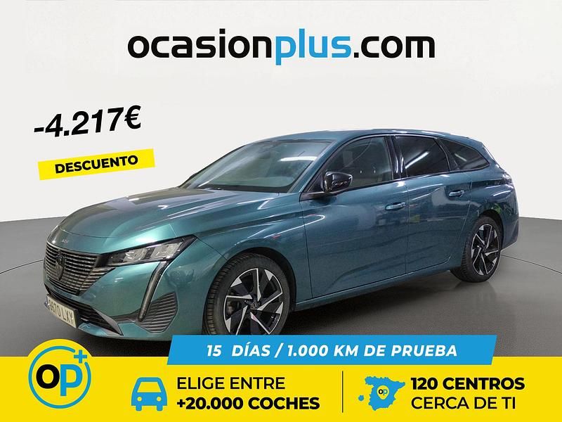 Usado Peugeot 308 Allure 130 CV (95 kW) 2022 Azul Familiar