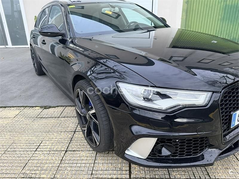 Usado Audi A6 Advanced 204 CV (150 kW) 2014 Negro Familiar