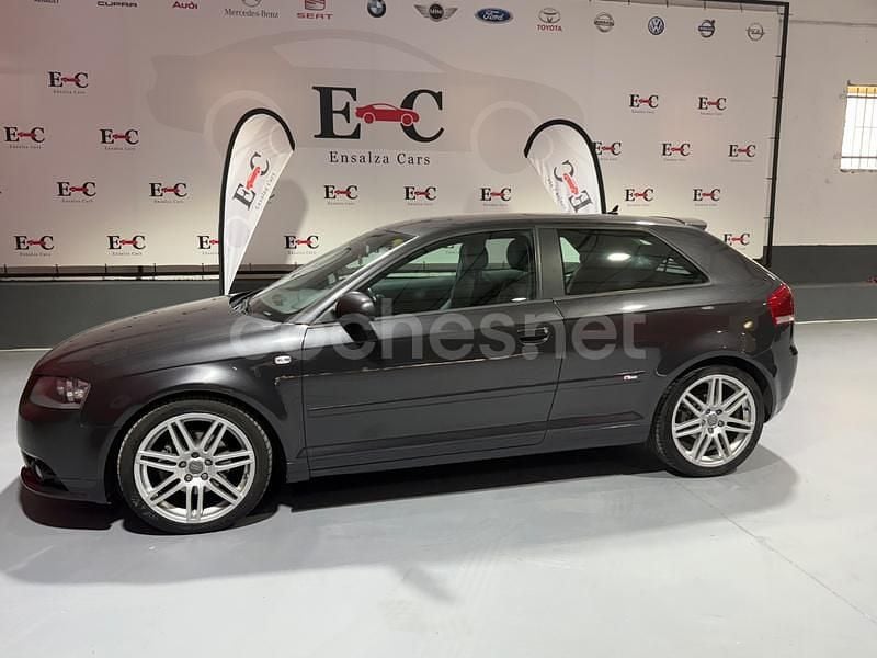 Usado Audi A3 S-Line 140 CV (102 kW) 2008 Negro Berlina