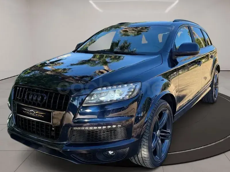 Usado Audi Q7 Ambition 340 CV (250 kW) 2013 Azul SUV
