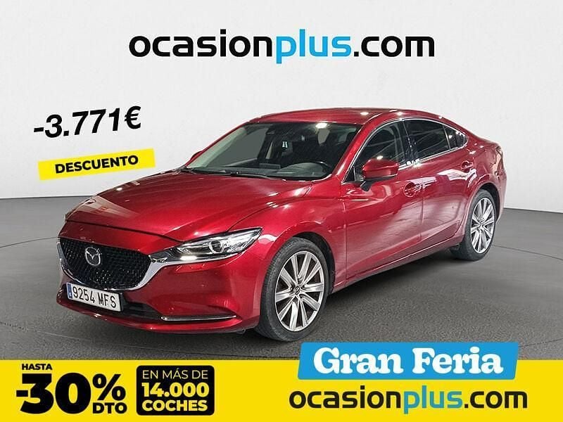 Rojo Usado 2023 Mazda 6 Exclusive-Line Berlina | 21.990 € (Buen precio) - Imagen 1/4