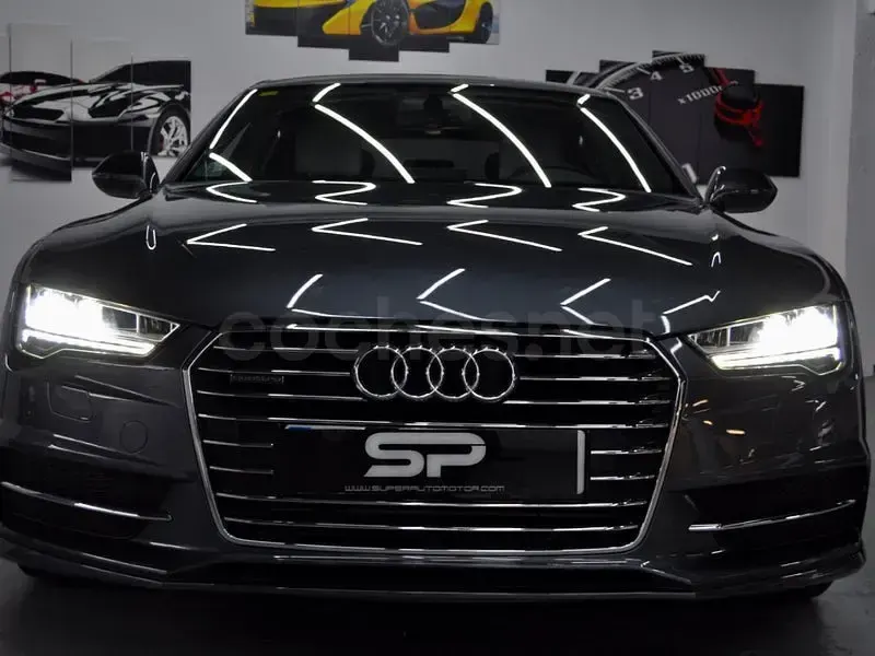 Usado Audi A7 Sportback S-Line 218 CV (160 kW) 2015 Gris / plata Utilitario