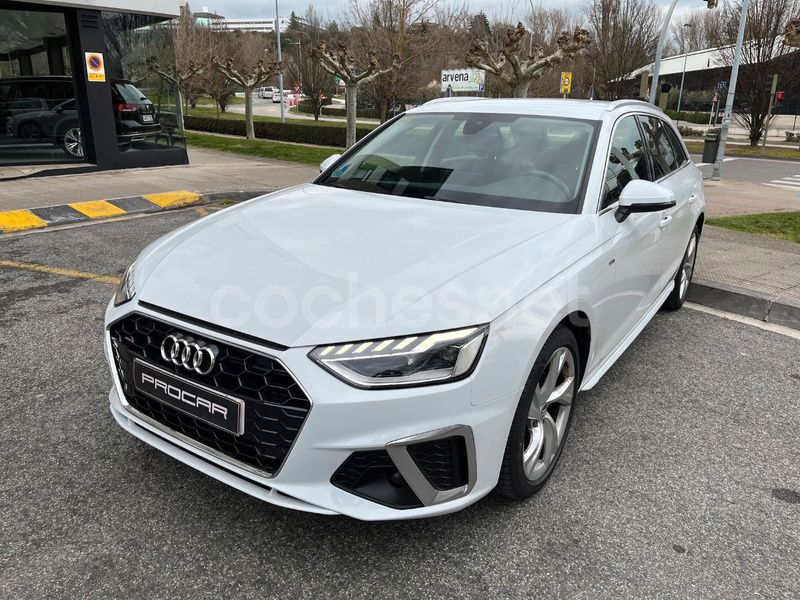 Blanco Usado 2020 Audi A4 S-Line Familiar | 24.900 € (Precio justo) - Imagen 1/4