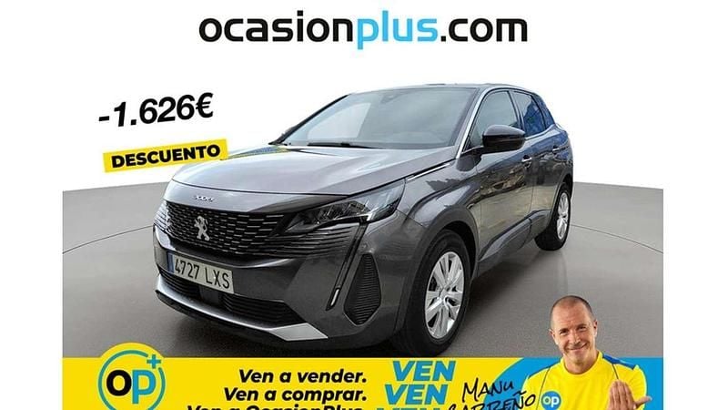 Usado Peugeot 3008 Active 131 CV (96 kW) 2022 Gris SUV