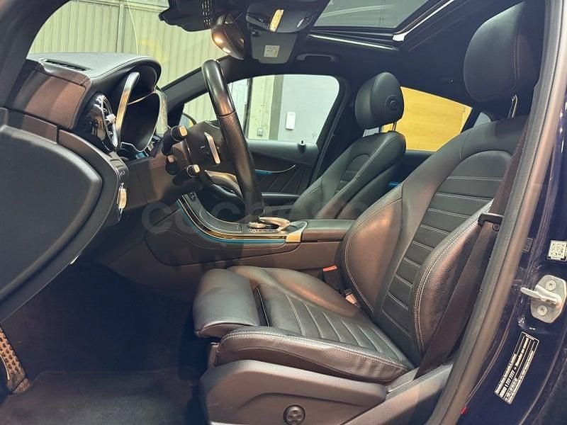 Usado Mercedes GLC350 320 CV (235 kW) 2017 Azul Coupe