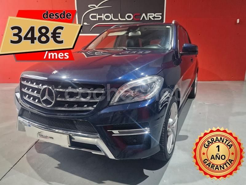 Azul Usado 2015 Mercedes ML350 SUV | 19.997 € (Precio justo) - Imagen 1/4
