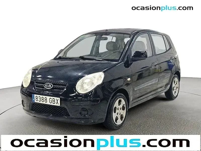 Negro Usado 2008 Kia Picanto 4 Utilitario | 4500 € (Precio justo) - Imagen 1/4