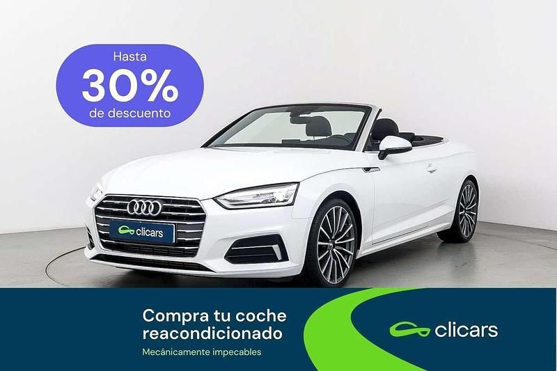 Usado Audi A5 Cabriolet S-Line 190 CV (139 kW) 2018 Blanco Descapotable