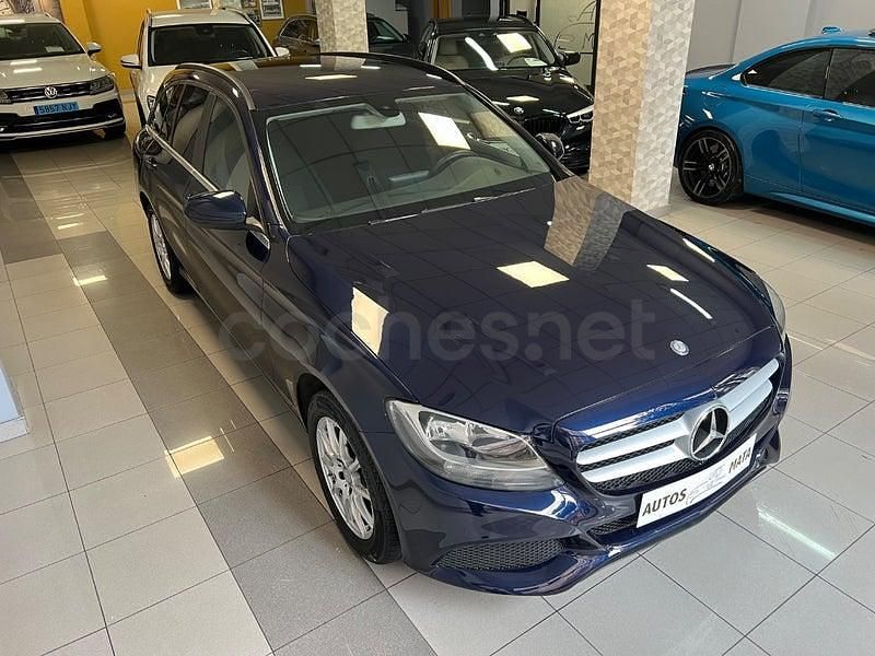 Usado Mercedes C220 170 CV (125 kW) 2016 Azul Familiar
