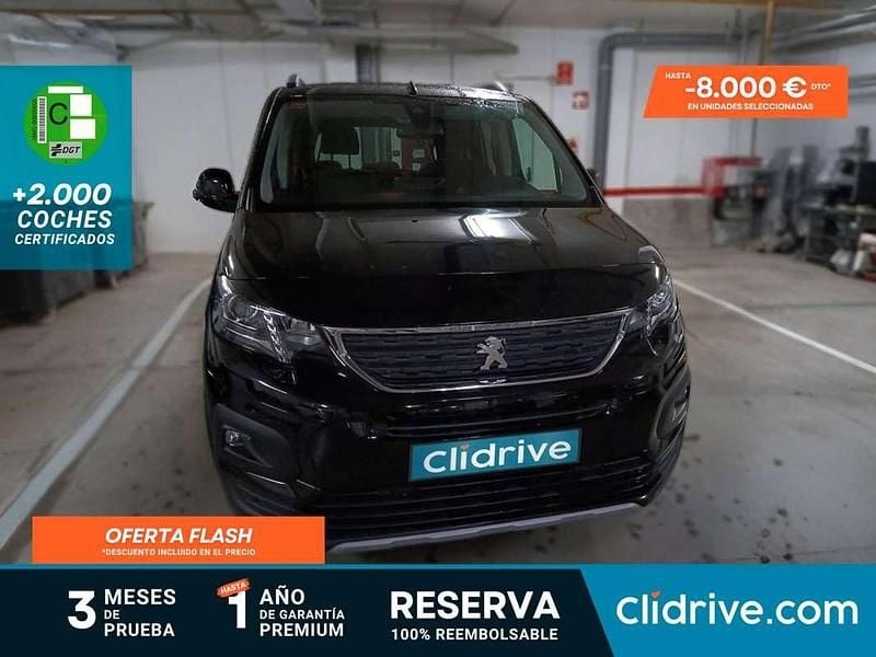 Negro Usado 2019 Peugeot Rifter Allure Monovolumen | 14.990 € (Super precio) - Imagen 1/3