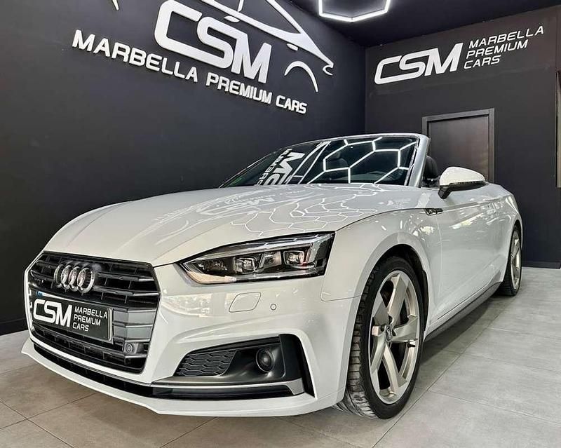 Blanco Usado 2017 Audi A5 Cabriolet S-Line Descapotable | 29.990 € (Un poco caro) - Imagen 1/4