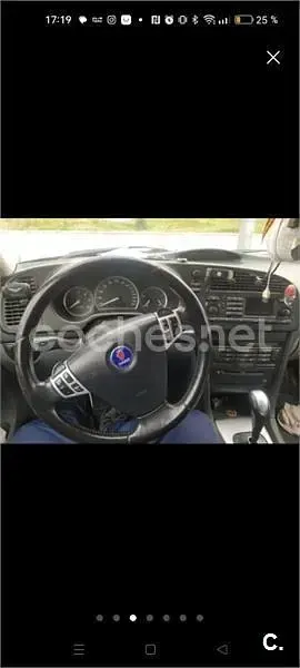 Usado Saab 9-3 Vector 150 CV (110 kW) 2004 Negro Berlina